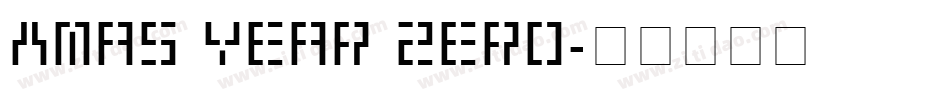 Xmas Year Zero字体转换